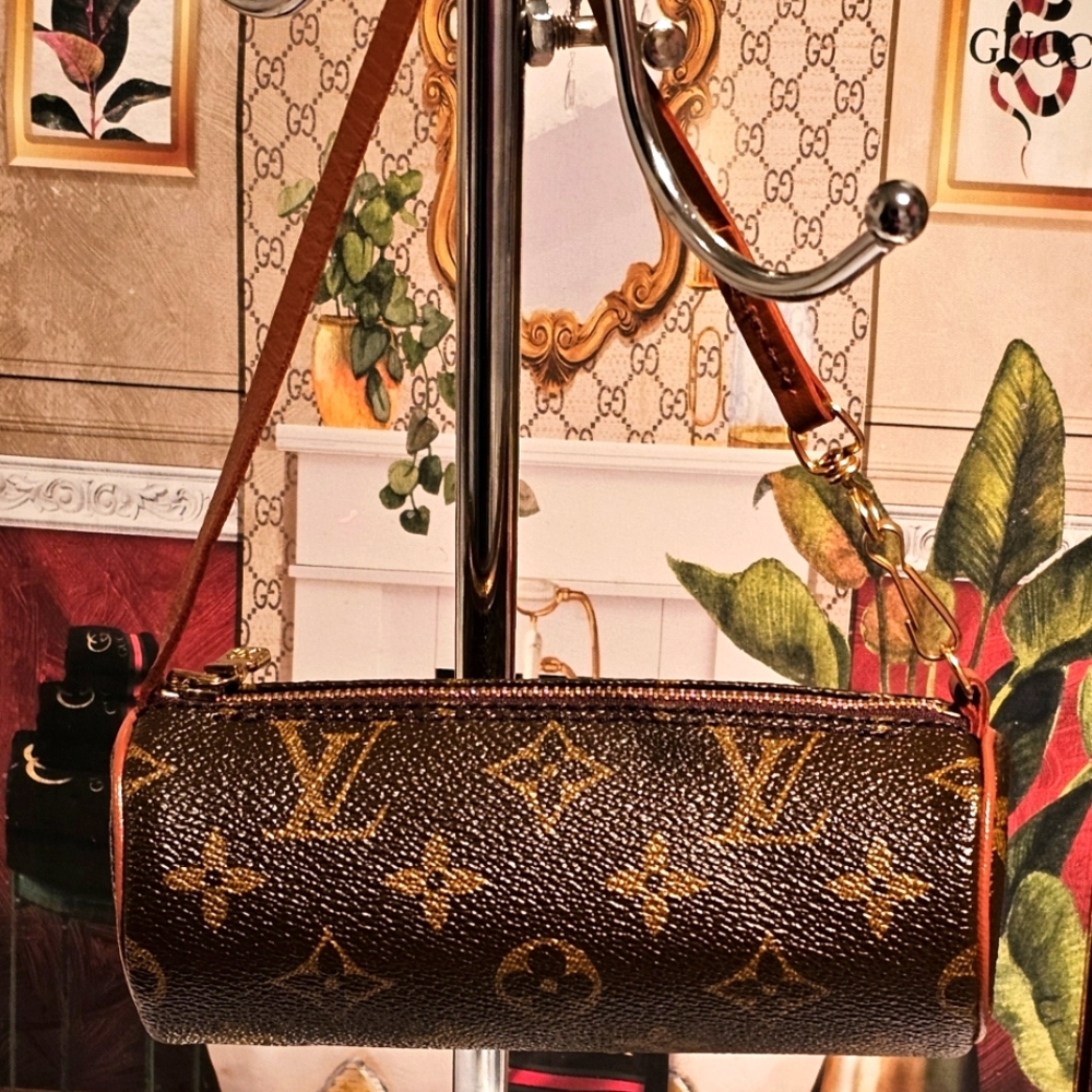 Louis Vuitton Monogram Mini Papillon Barrel Bag with COA